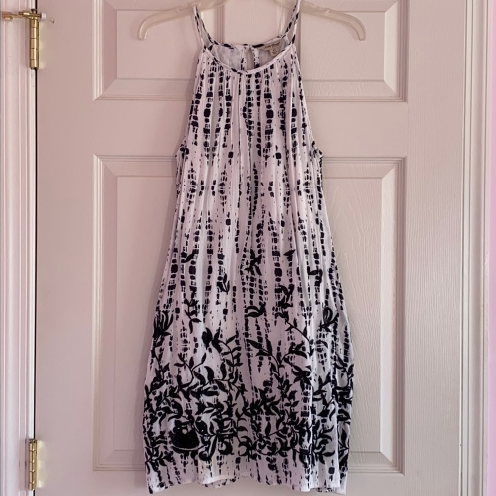*4/$24* Lucky Brand Embroidered Halter Dress